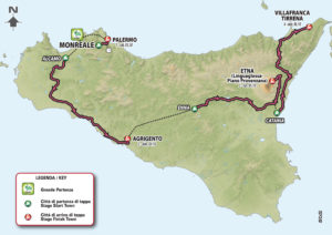 Il Giro d’Italia “RIPARTE” dalla Sicilia
