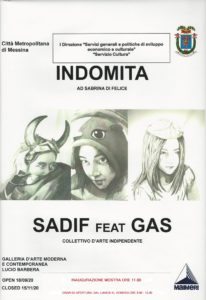Galleria d’Arte “Lucio Barbera”, inaugurazione mostra “Sadif feat Gas