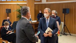 Musumeci a Caltanissetta: «Omaggio a magistrati di trincea»