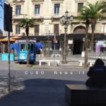 Piazza Stesicoro: senza tetto all' ombra